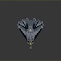 Modern Spaceship Spacecraft 3d model
