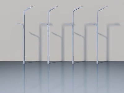 Modern Metal Swing Doors Design With Multiple Units In Interior Setting 3d model