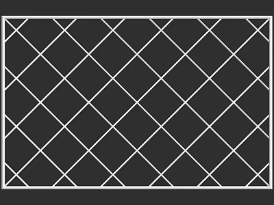 Modern Ceiling Design With Diamond Grid Pattern And Geometric Lines 3d model