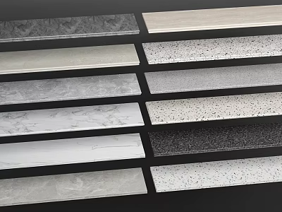 Assorted Tile Samples With Diverse Textures 3d model