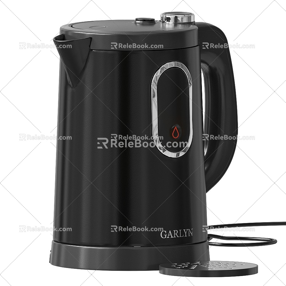 Hot water kettle thermos boiler water heater 3d model