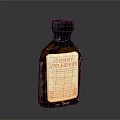 Vintage Johnny Appleseeds Food Product Bottle With Detailed Label And Contents