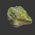 Natural Wood And Stone Material Featuring Green Pink Color Textured Surface
