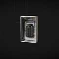 Industrial Equipment Electrical Control Panel With Metal Enclosure And Internal Wiring Components