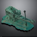 Ancient Bronze Artifact Sculpture With Intricate Design And Historical Carvings