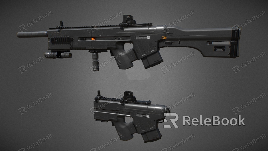 Pistols and submachine guns model