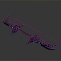 Crossbow Mechanical Crossbow Shift Bow and Arrow Shoot Far Equipment Weapons High-tech Crossbow 3d model