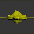 Futuristic Colorful Spacecraft Design With Cosmic Exploration Elements And Vibrant Aerodynamic Structure