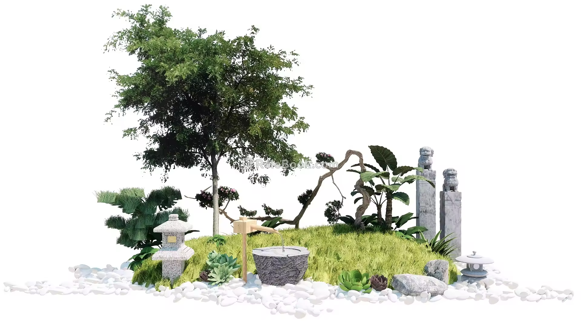 New Courtyard View 3d model