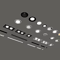 Various Styles Of Modern Ceiling Downlights And Spotlights For Home Lighting