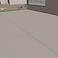 Modern Floor Tiles In Spacious Interior With Cabinets And Windows