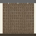 Quiet partition wooden partition background wall modeling wall 3d model