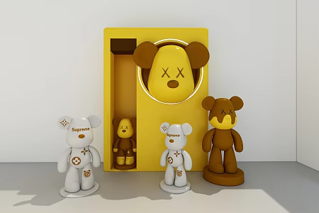 Toy Doll Ornaments 3d model