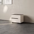 Bedside Table Simple Bedside Table Silent Bedside Table Rock Board Bedside Table 3d model