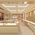 Shanghai Yayi Jewelry Storefront With Glass Doors Display Windows And Elegant Lighting