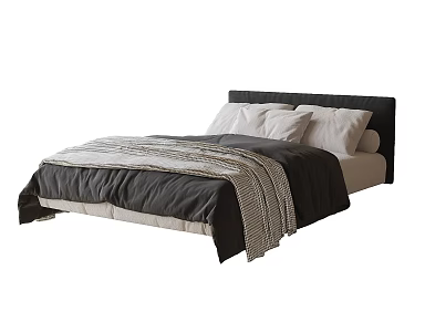 Modern Single Bed 3d model