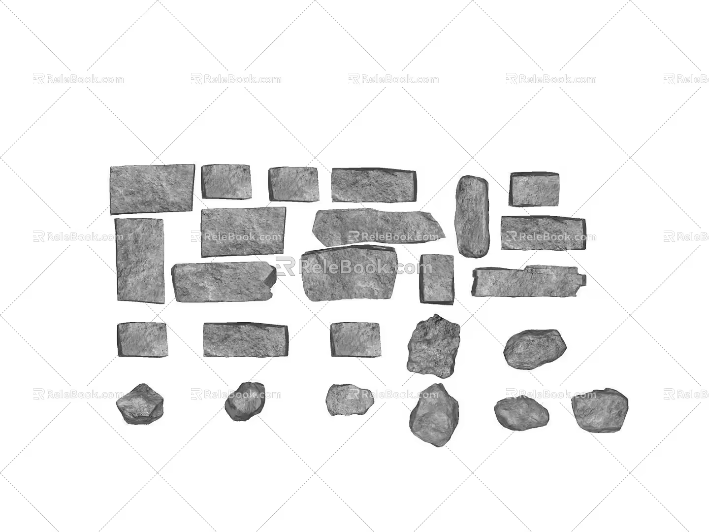 Landscape Stone 3d model