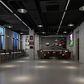 Modern Billiard Room Interior Design With Pool Table Lighting Fixtures And Comfortable Seating