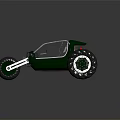 Modern Off Road Vehicle Featuring Oversized Tires And Open Cockpit Design