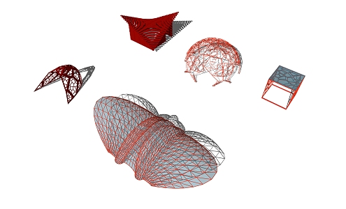 Modern Tensioned Membrane 3d model