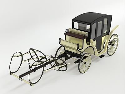 Jane Europe carriage sightseeing carriage 3d model