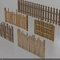 Various Wooden Garden Fences With Different Designs And Structural Styles