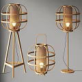 Wind floor lamp 3d model