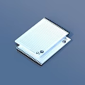 Two Spiral Notebooks With Lined Pages And Small Stickers On Blue Background