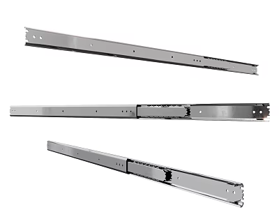 Stainless Steel Drawer Slides For Furniture Hardware 3d model