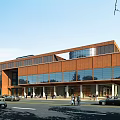 Multi-storey office building SU model 3d model