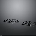Black Allen Wrenches Tool Set With Multiple Sizes And Silver Ring Holder