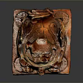 Traditional Chinese Mythical Beast Statue With Intricate Carvings On Decorative Base