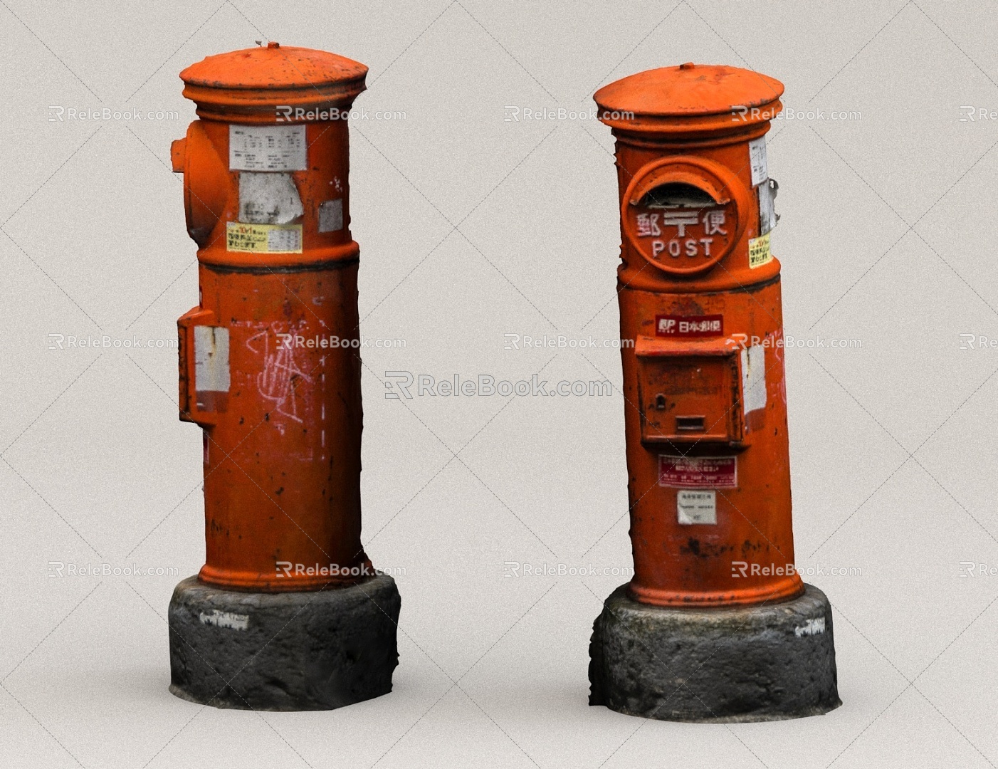 Fire hydrant outdoor scanning 3d model