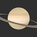 Saturn Gas Giant Planet With Prominent Rings In Space Astronomy Celestial View