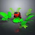 Frog Poison Frog Game Frog Reptile Cold Blooded Animal Reptile 3d model