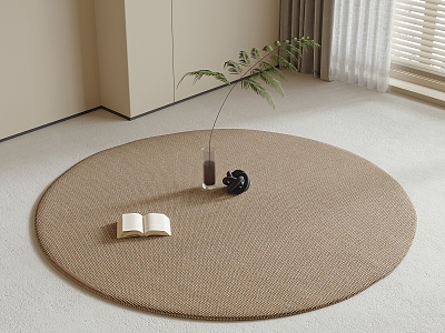 Round carpet model