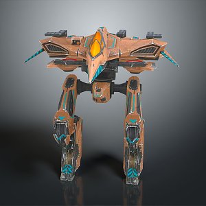 Mech Warrior Mech Soldier Machine Battlearm Mechanical Battlearm Machine Fighter Robot 3d model