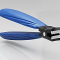 Blue Handle Black Pliers With Non Slip Grip And Sturdy Build As Household Tool