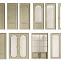 Various Flush Door Designs With Glass Panels And Single Double Styles For Home Interior