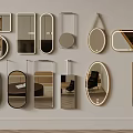 Intelligent mirror hanging mirror 3d model