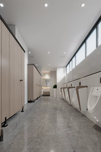 Public toilet Modern toilet 3d model