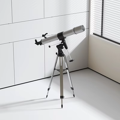 Modern Telescope 3d model