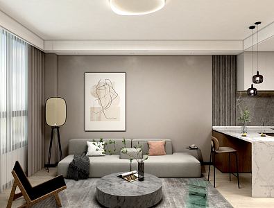 Modern Apartment 3d model