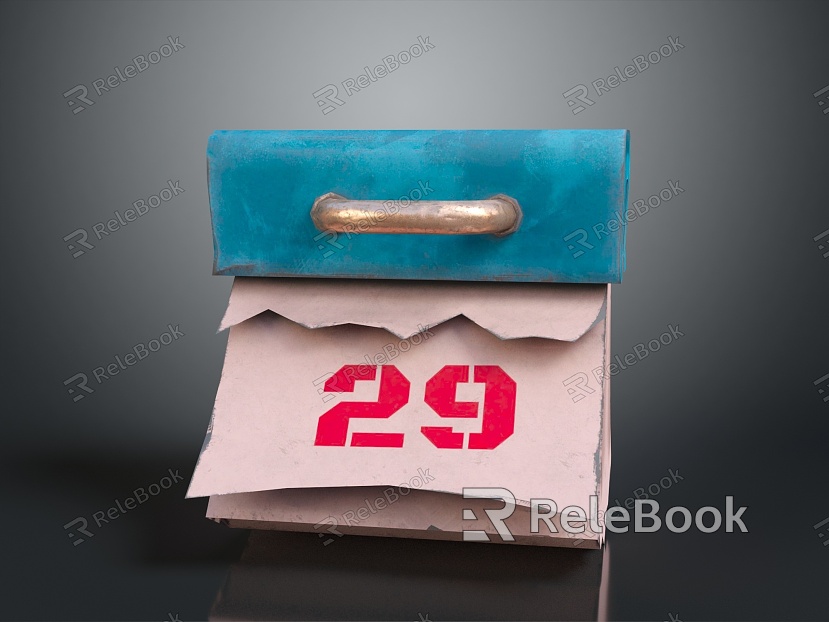 Calendar Cartoon Calendar Desk Calendar Next Generation Item 3 Print model