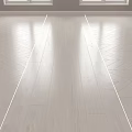 Light Colored Oak Wooden Floor Featuring Herringbone And Straight Lay Patterns