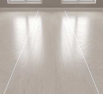 Modern Wood Flooring 3d model