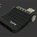 Black 3APR Device Featuring Control Knobs And Dial Indicators On Surface