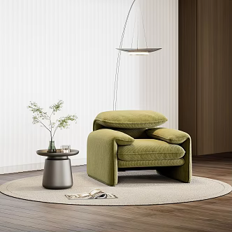 modern leisure chair 3d model