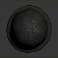 Vintage Military Helmet Featuring Worn Texture And Dark Color Historical Weapon Accessory