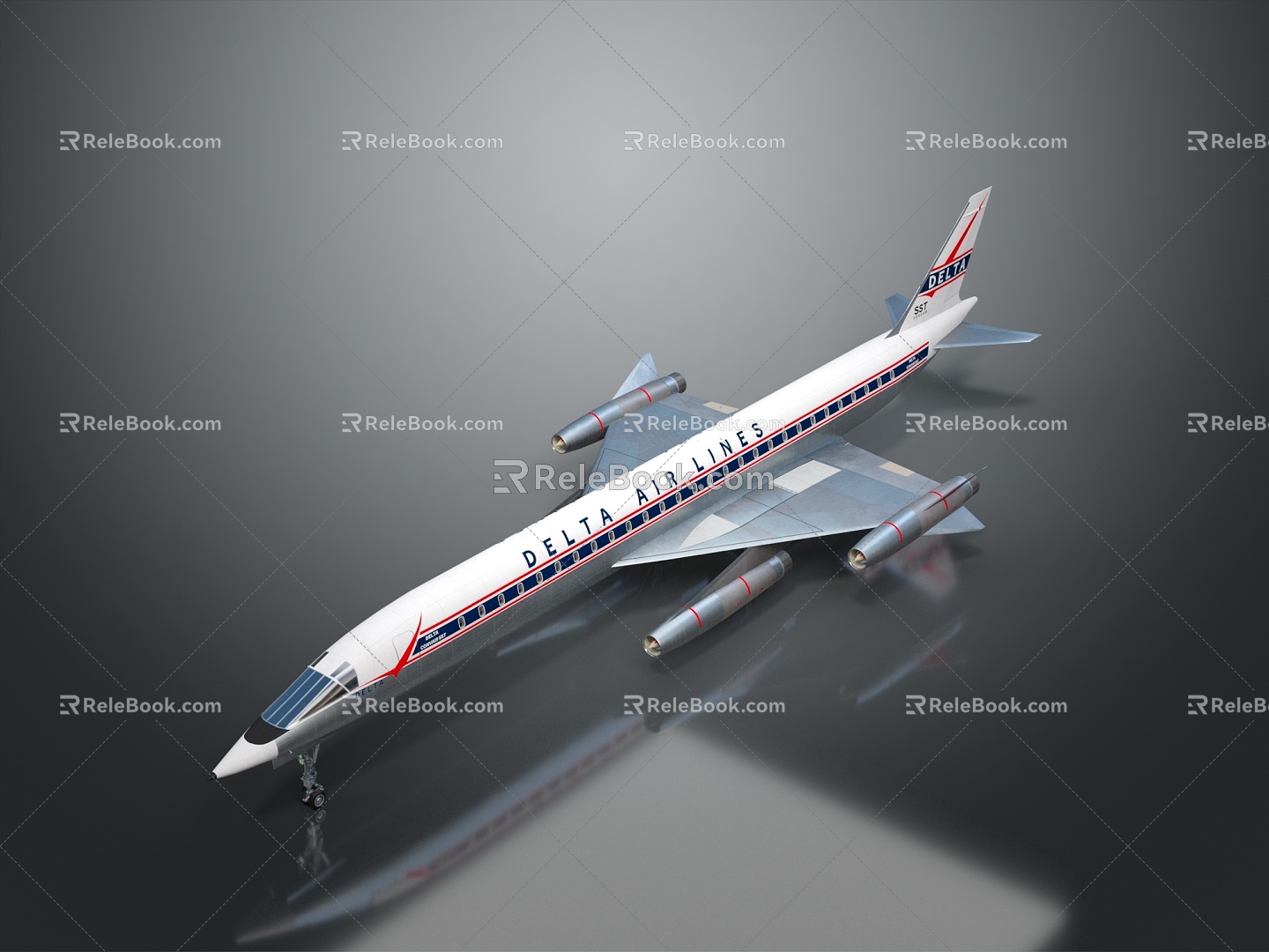 Modern Aircraft Cornwell Aircraft Civil Aircraft Commercial Aircraft Civil Aviation 3d model